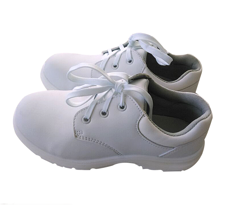 Anti-static safety shoes with white laces